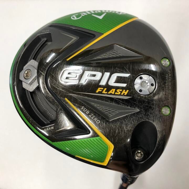 キャロウェイ　EPIC FLASH SUB ZERO　10.5度　ツアーAD SZ　SRフレックス　ドライバー　中古【最短即日発送】