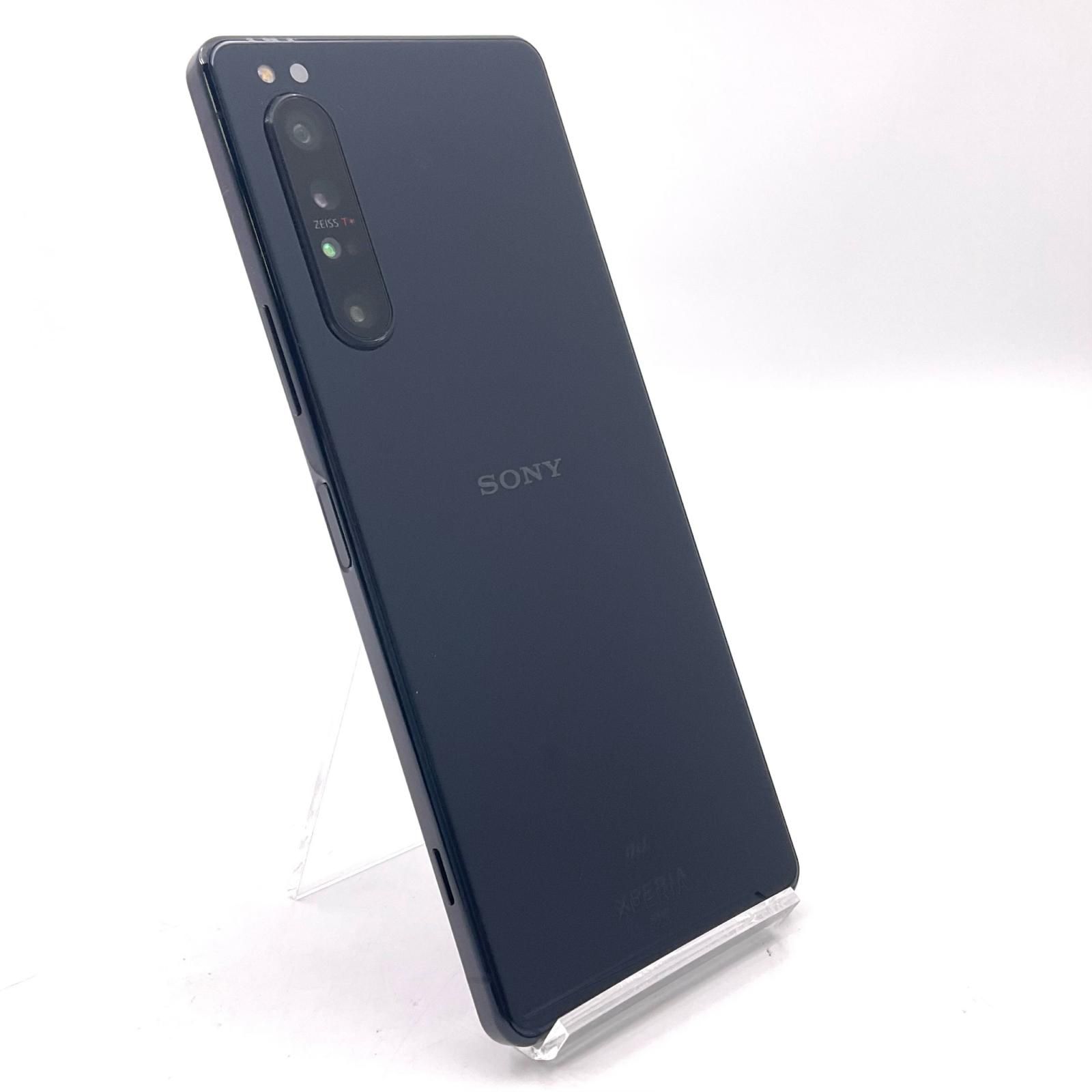 全額返金保証】【最速発送】Sony Xperia 1 II 128GB ブラック au SOG01