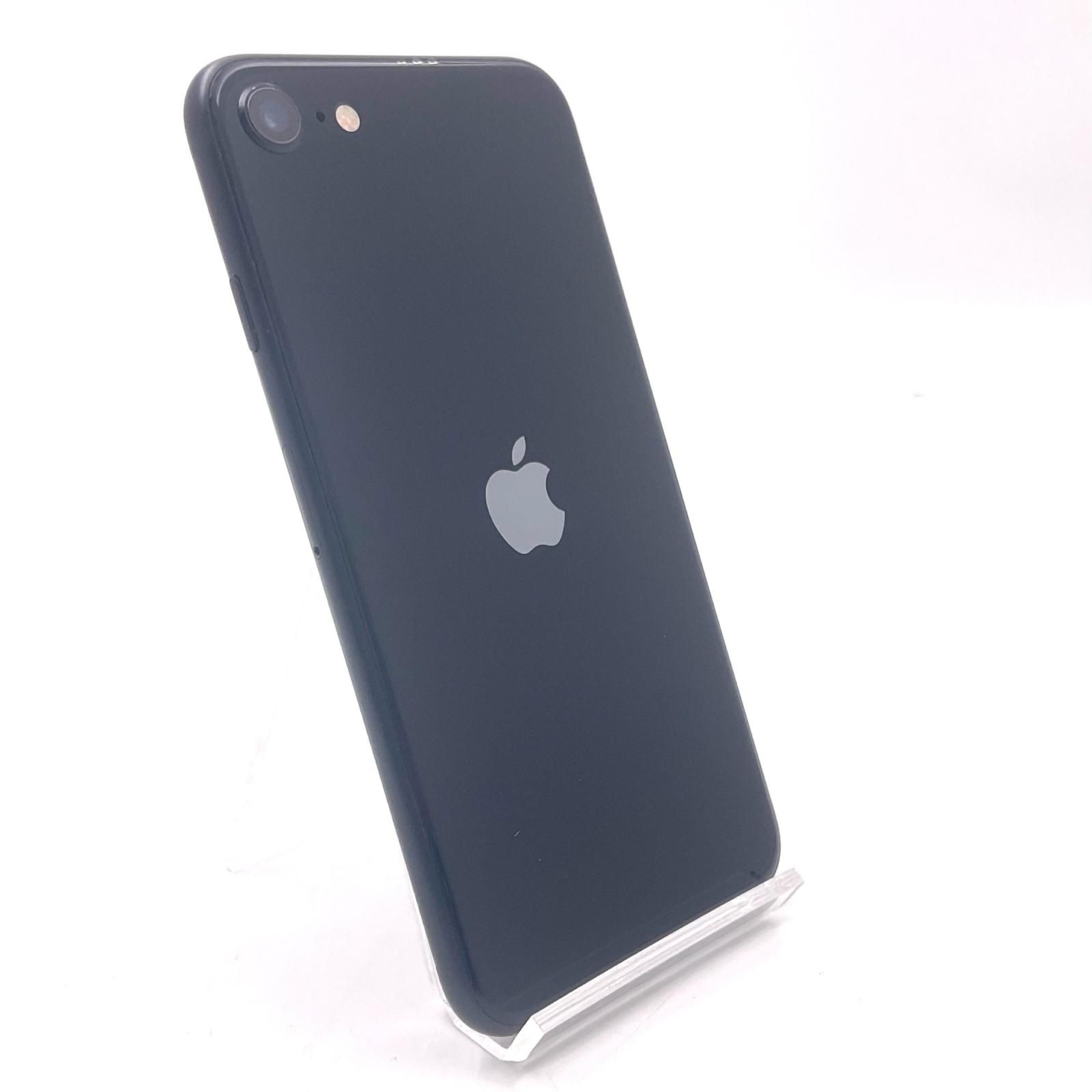 【全額返金保証】【最速発送】 iPhone SE（第3世代） 64GB ミッドナイト Softbank SIMフリー 白ロム 美品 動作確認済 96%