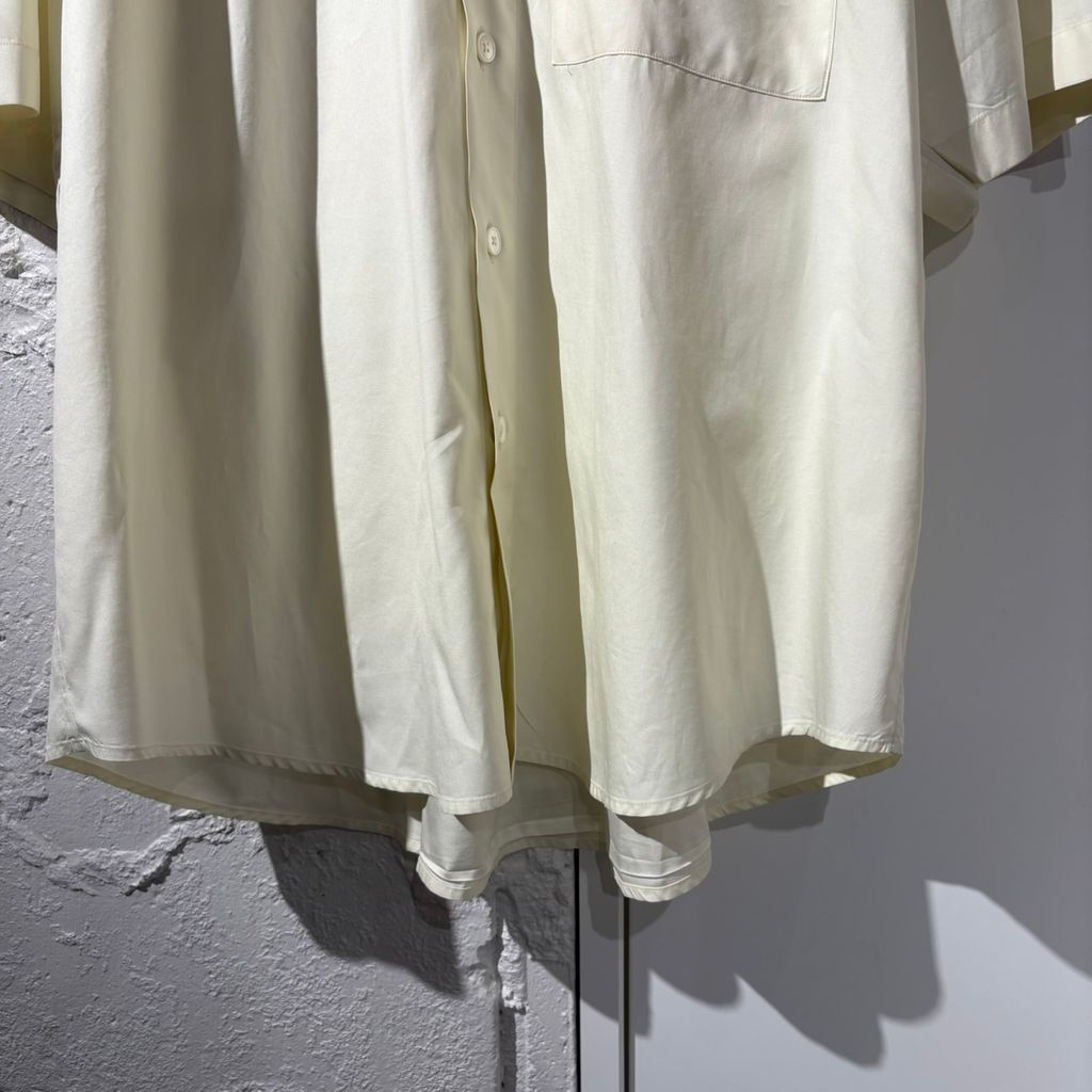 AURALEE オーラリー 26SS WASHED FINX TWILL BIG HALF SLEEVED SHIRT