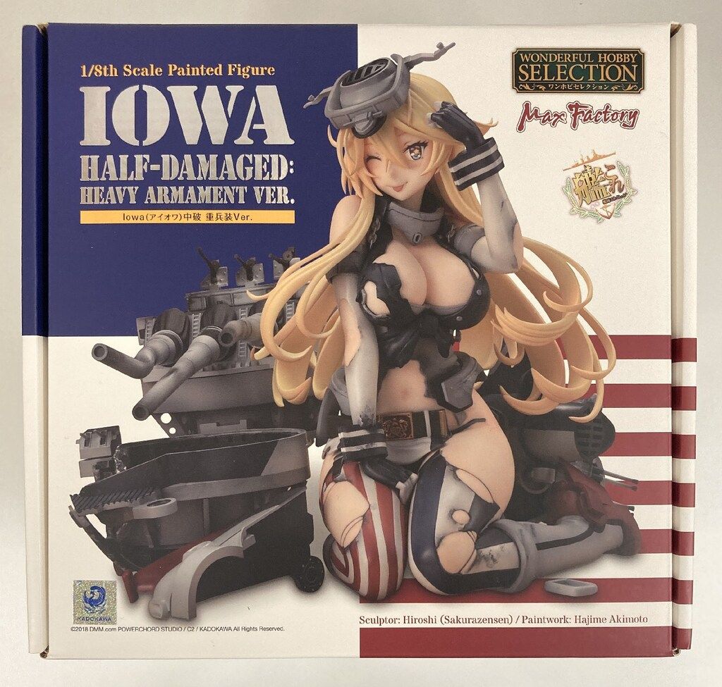 Max Factory 艦隊これくしょん -艦これ- Iowa(アイオワ) 中破 重兵装Ver PVC