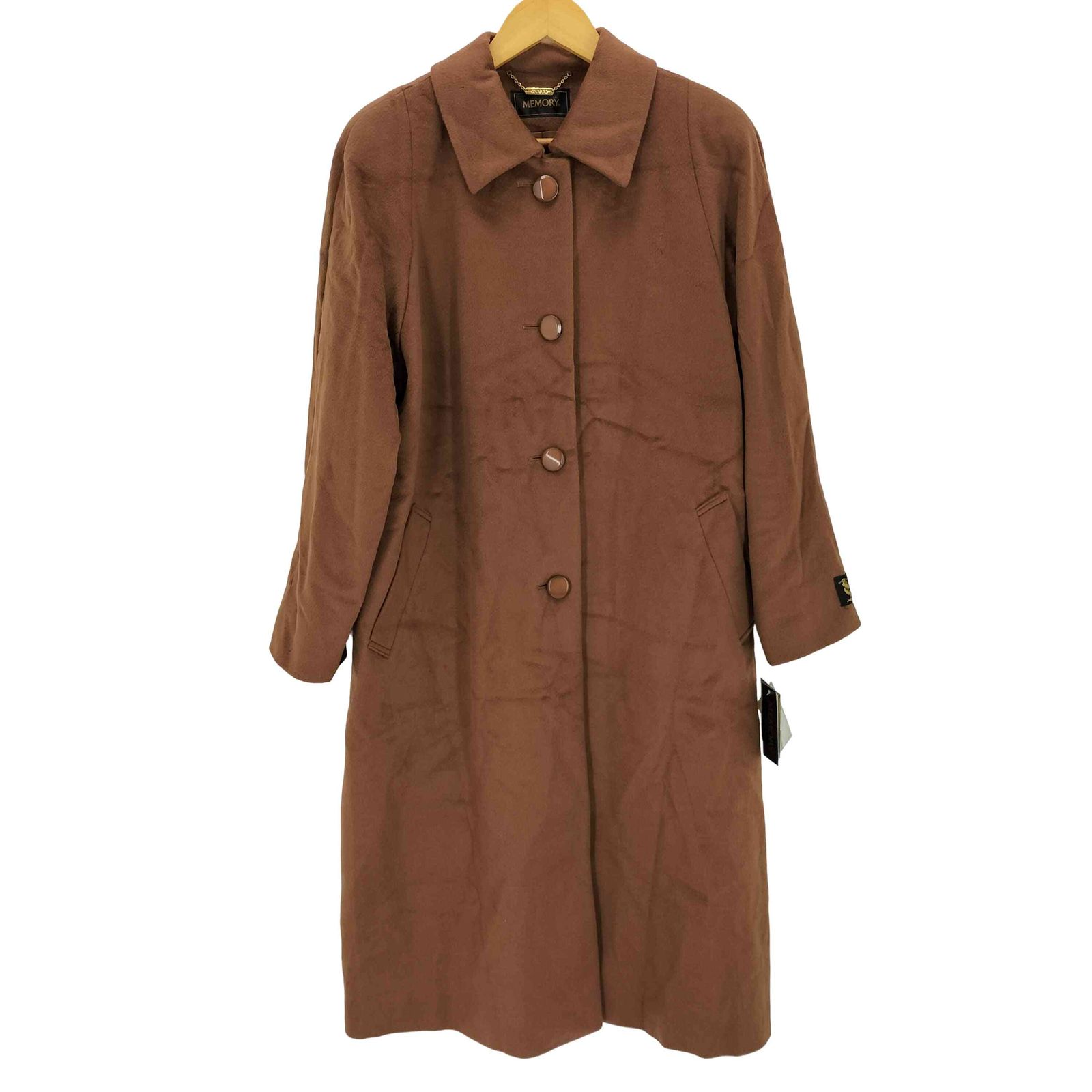 Memory MEMORY CASHMERE 100% cashmere long coat women's JPN: 11