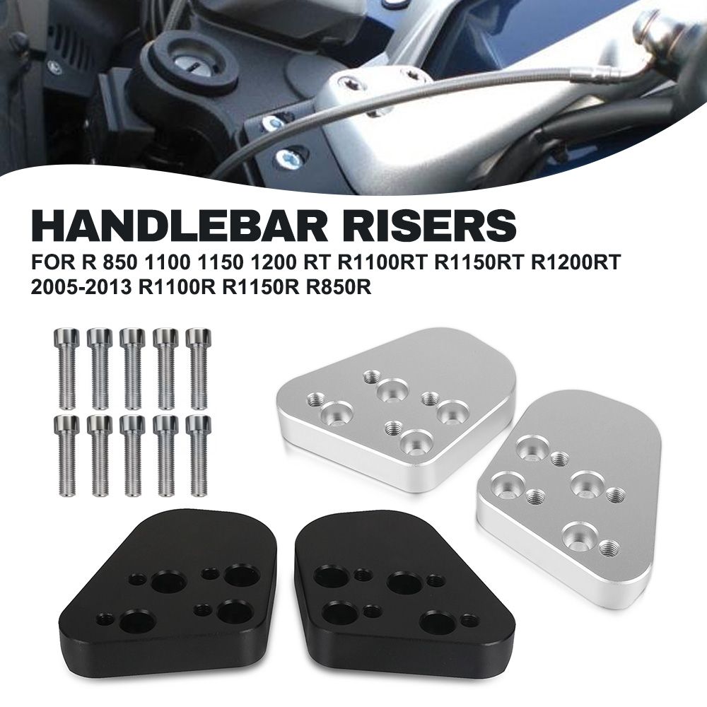 LANQIAN BMW R1100RT R1150RT R1200RT R1100R R1150R R850R対応 ハンドルバーライザー CNCアルミ製