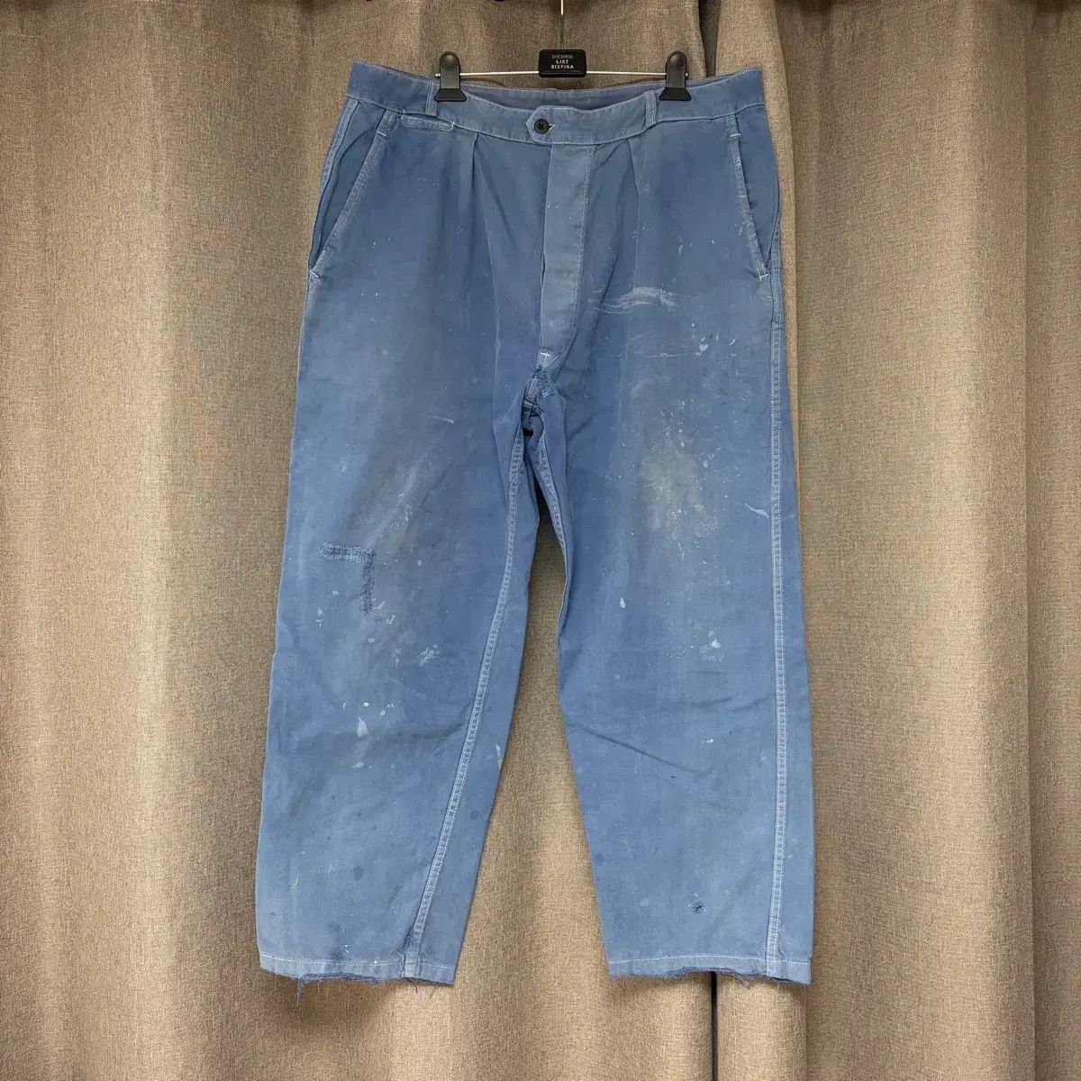 50s ヴィンテージ フレンチ ウォーク パンツ サンフェイディング ペイント ボロ ディス XL 22,646円