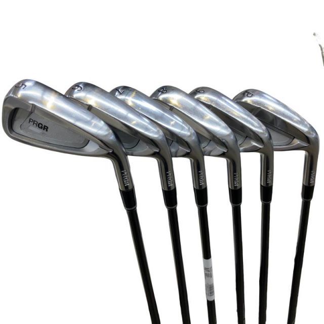 【中古】 プロギア PRGR 02 6S アイアンセット IR Diamana FOR PRGR(2020 IR) (フレックスSR) メンズ 男性用 右利き 右用 Cランク ゴルフクラブ