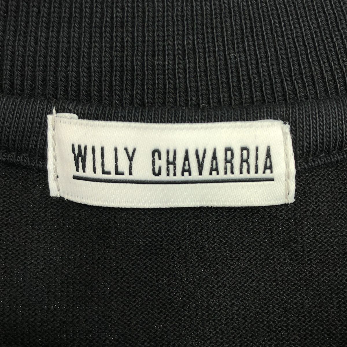 WILLY CHAVARRIA ウィリーチャバリア 24SS グラフィックプリント スウェットトレーナー  ブラック×シルバー XXL WILLY CHAVARRIA ウィリーチャバリア 24SS グラフィックプリント