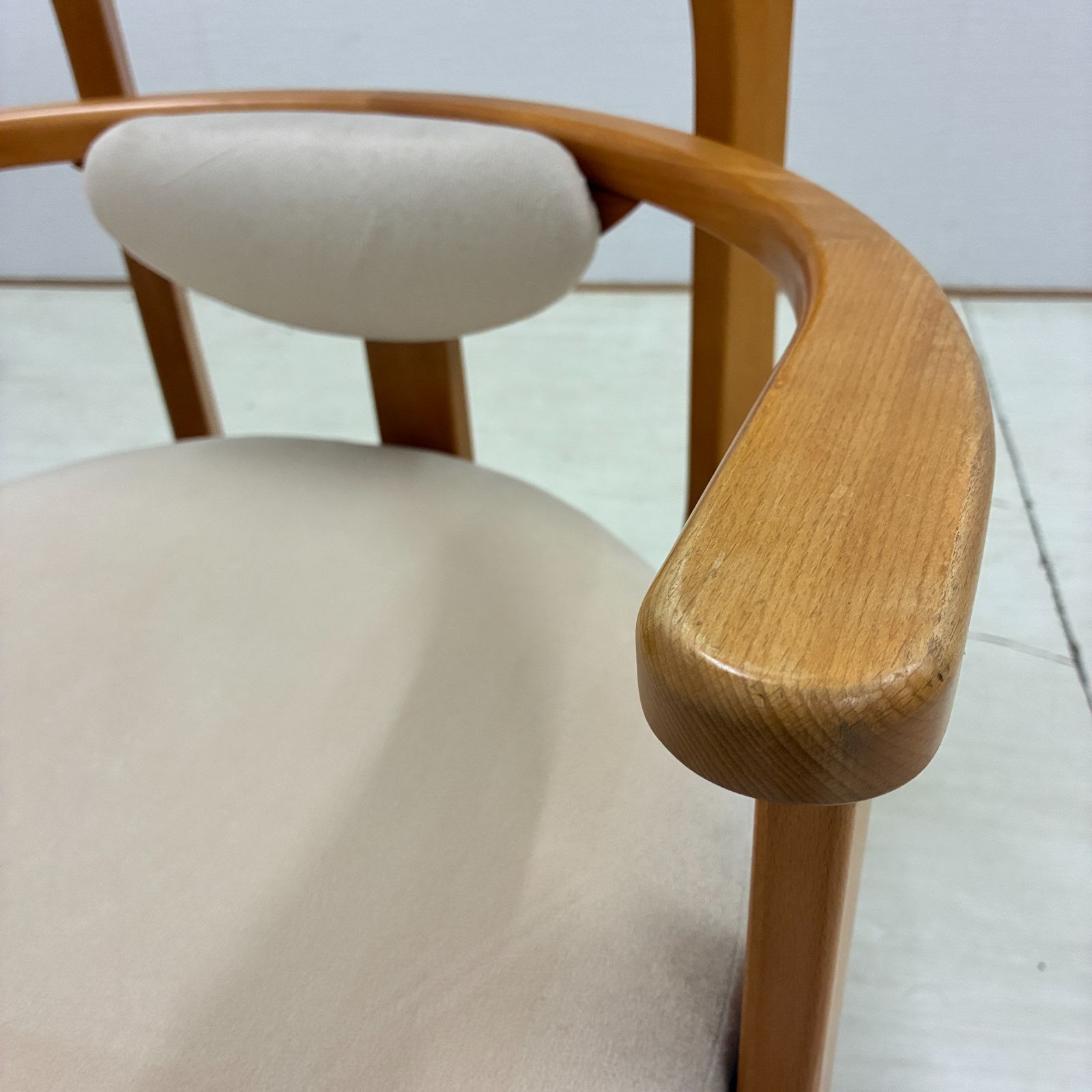 起立木工　座面回転式　ダイニングチェア　ロータイプ　座椅子　ブナ材　2脚セット 起立木工 座面回転式 ダイニングチェア ロータイプ 座椅子 ブナ材 2脚