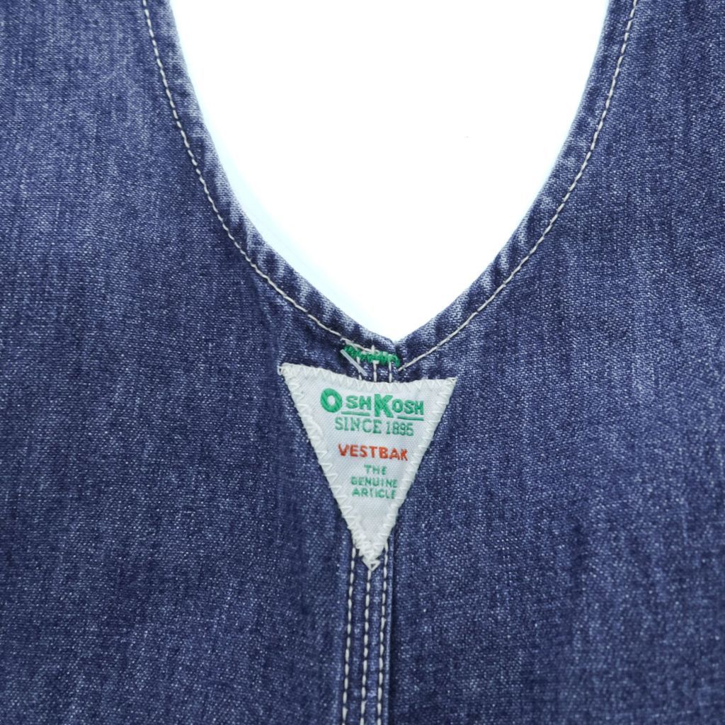 OshKosh 90年代 ヴィンテージ デニム オーバーオール B'gosh VESTBAK M