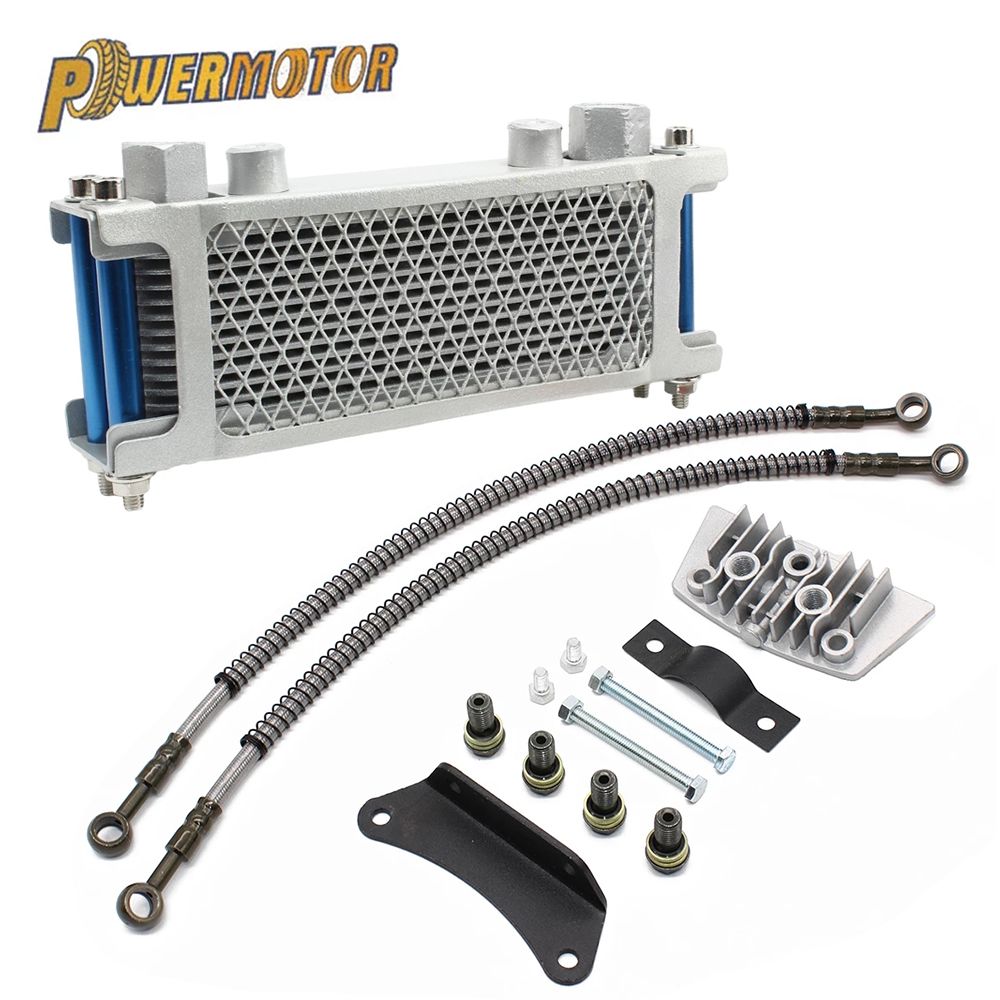 PowerMotor 汎用オイルクーラーキット モンキーバイク125 ホンダDAX 50〜140cc ATV対応 7,294円