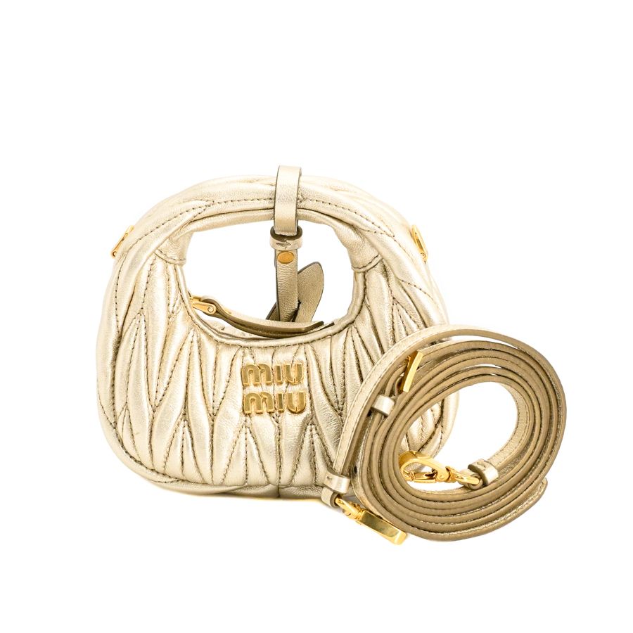 MIU MIU ミュウミュウ ショルダーバッグ マイクロホーボーバッグ 5NR019 76,450円