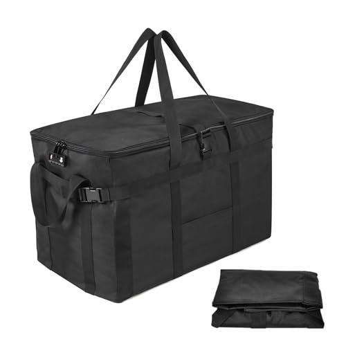Arxus スタイリストバッグ 旅行 大容量 TSAロック アウトドア キャンプ 収納 75L 折りたたみ トート 防水 大きめ カーゴ ボストンキャリーオン ダッフル 宅配ボックスt a5ee301b