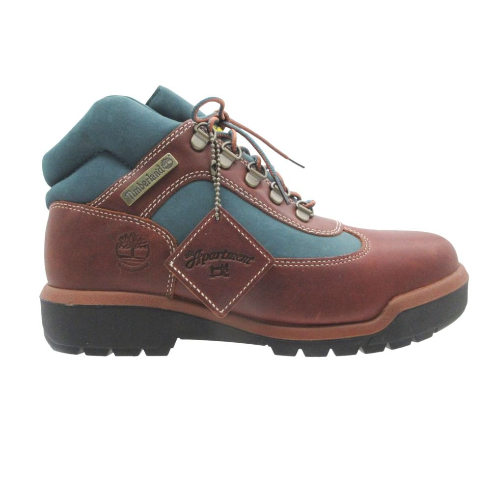 Timberland ティンバーランド × THE APARTMENT FIELD BOOT ジ アパートメント フィールド ブーツ ミッド レース ウォータープルーフ シューズ 靴 スニーカー 厚底 グリーン 8 26cm メンズ 【中古】 25,900円