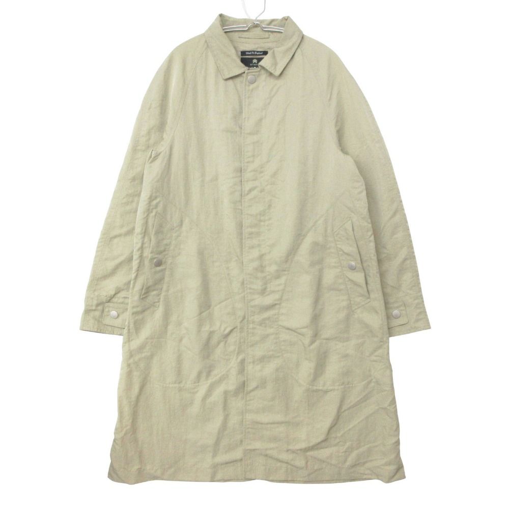 Nigel Cabourn ナイジェルケーボン ステンカラーコート ナムコート NAM COAT ナイロン ジャケット ロング丈 英国製 アウター オーセンティックライン ベージュ 42【XXS】 メンズ 【中古】 39,000円