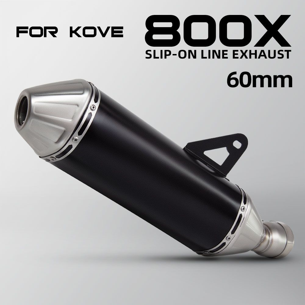 KOVE 800X Pro 800X Rallyツーリングアドベンチャー対応 スリップオンマフラー エキゾーストテールパイプ