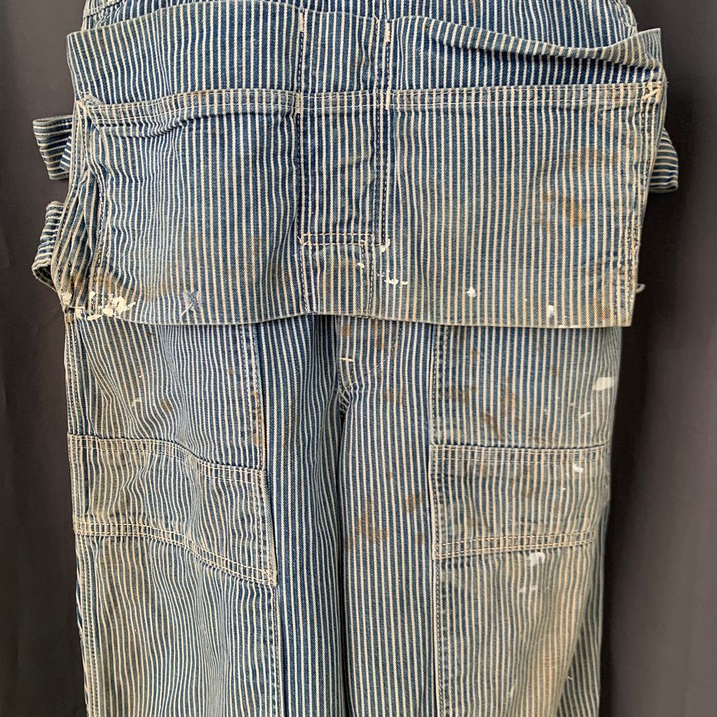 70's Lee リー ヒッコリーストライプ エプロン付き Over all