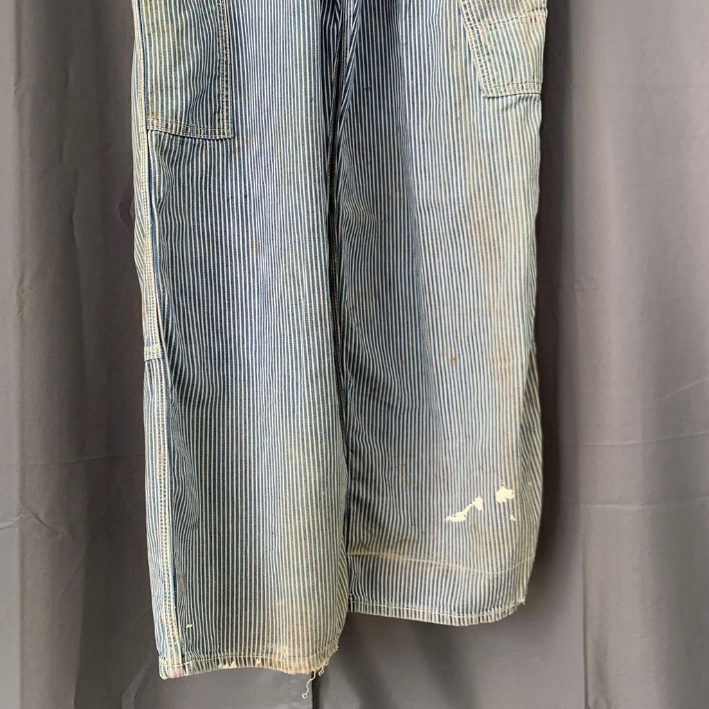 70's Lee リー ヒッコリーストライプ エプロン付き Over all