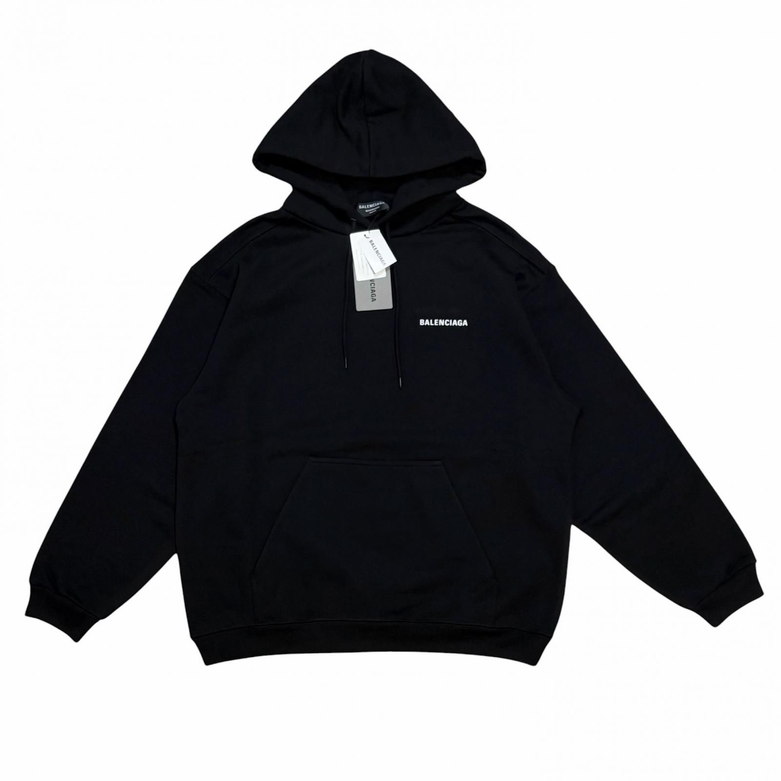 新品未使用/BALENCIAGA/S /ブラック /バックロゴパーカー /型番600583