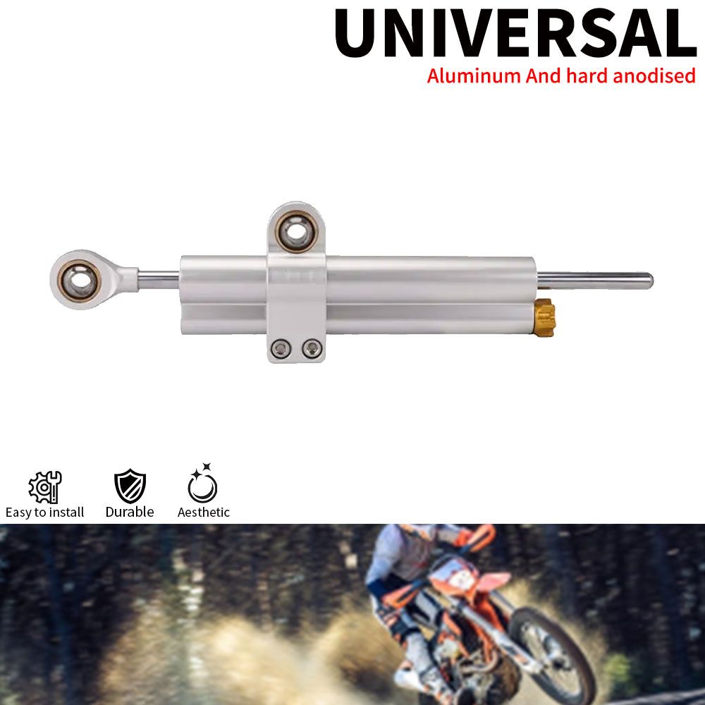 JFGRACING ホンダ カワサキ対応 調整可能ステアリングスタビライザーダンパー 245mm 12,528円