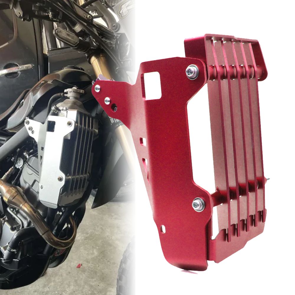 QBIGMOTO ホンダ CRF300L対応 ラジエーターグリルガードカバー プロテクター アルミ製