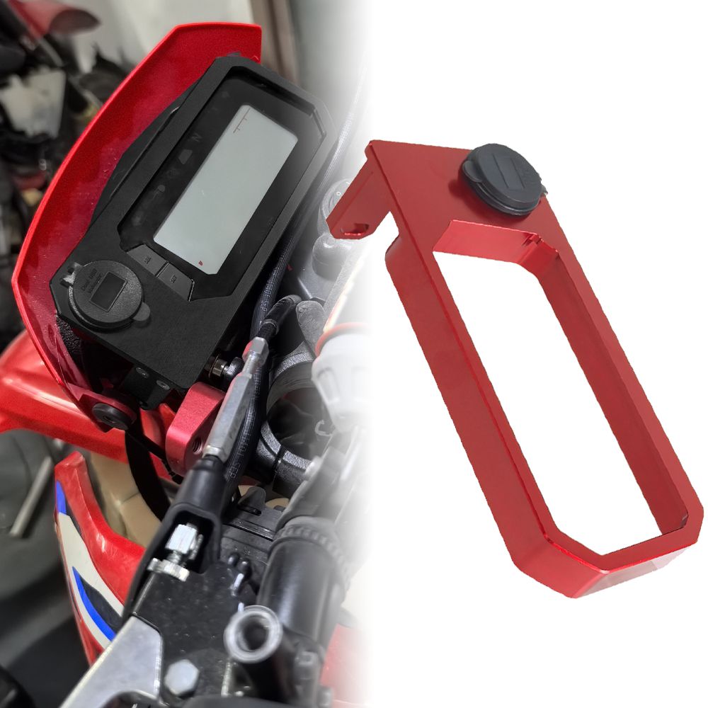 QBIGMOTO ホンダ CRF300L 2020〜2025対応 メーター バイザーフレームガード プロテクターカバー アルミ製
