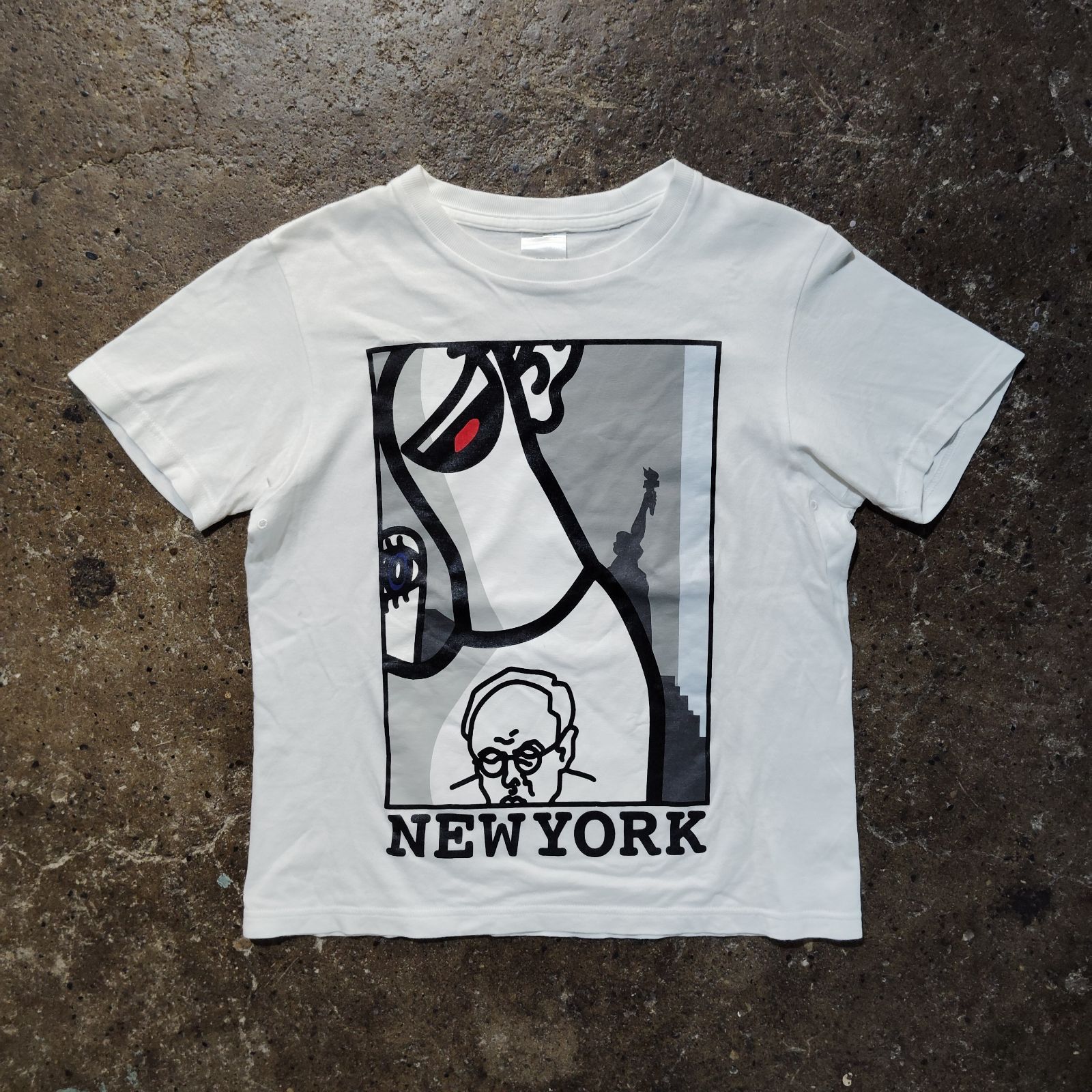 NUMBER (N)INE 02ss NEW YORK グラフィックプリントTシャツ