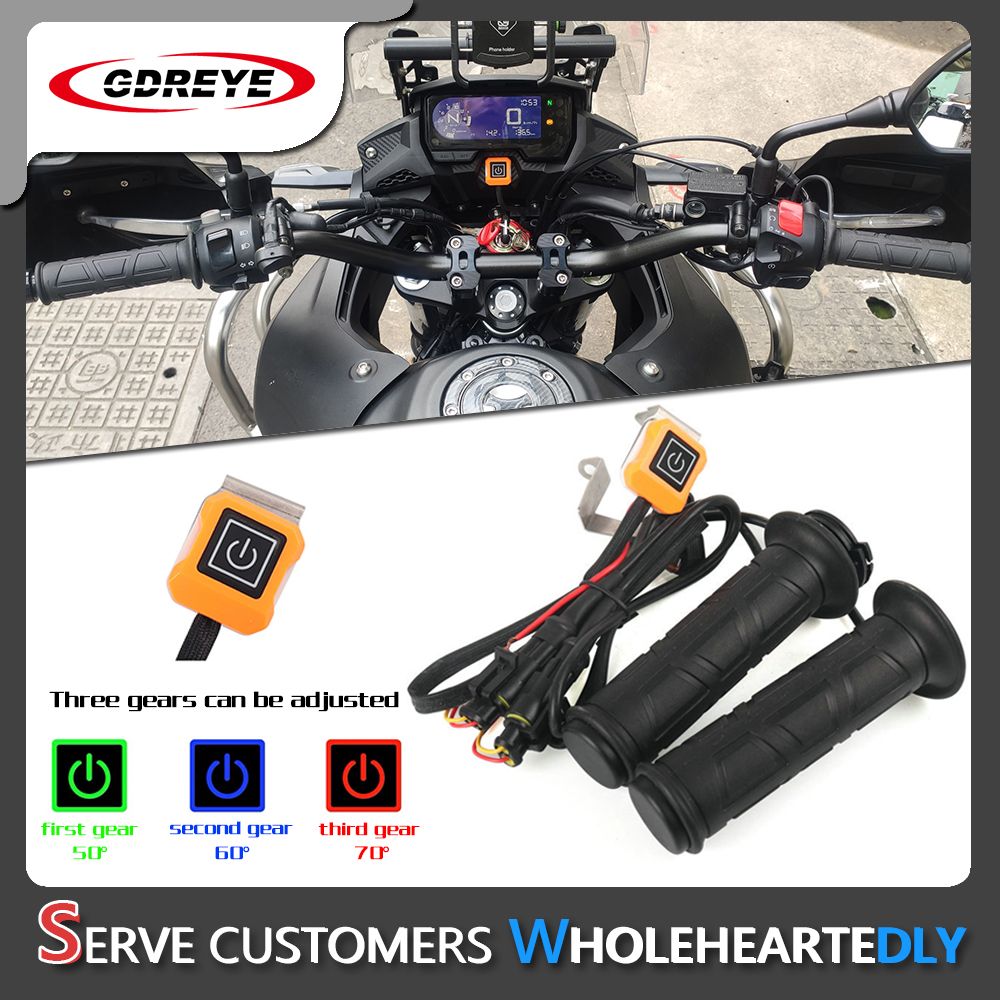 ホンダ X-ADV750 用 12V 電気加熱グリップウォーマー 1ペア
