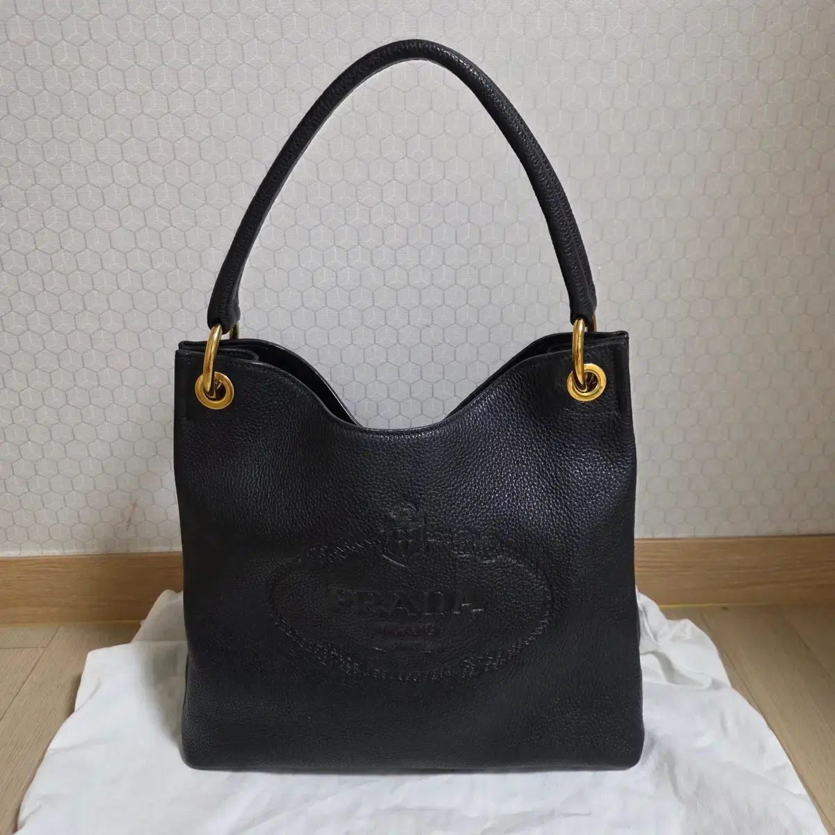 プラダ 正規品 VITELO PHOENIX HOBO BAG