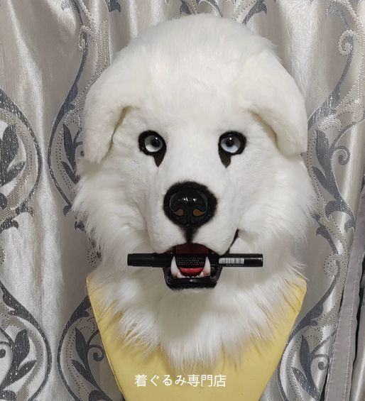 狼　犬　猫　着ぐるみ 　ヘッド ケモノ ファースーツ ぬいぐるみ コスプレ コスチューム Kurumi 一点物 D551