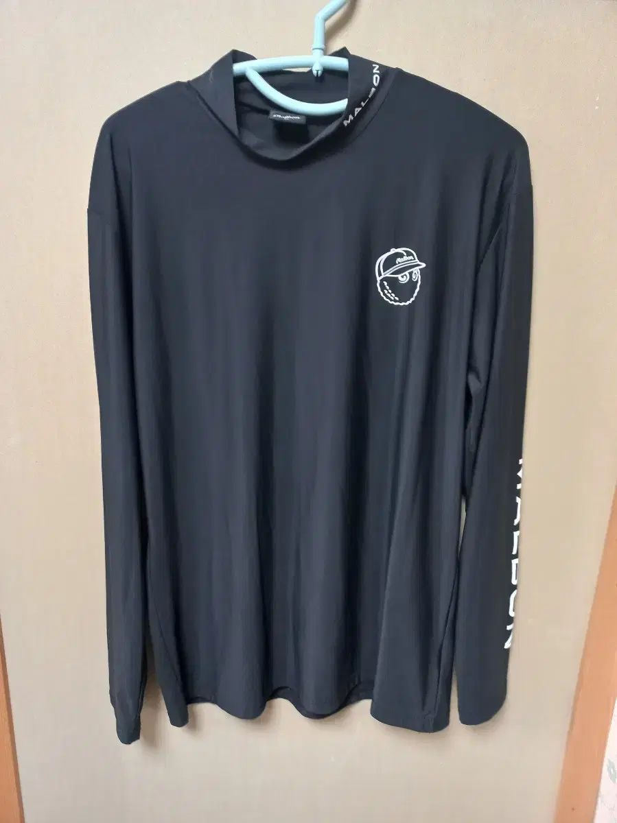 新品 MALBON GOLF マルボンゴルフ 接触冷感 インナー メンズ ブラック 長袖 Tシャツ 100 105