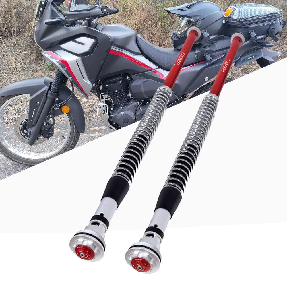 QBIGMOTO ホンダ CRF300L 2020〜2025対応 フロントショックアブソーバー フロントサスペンション 2個セット