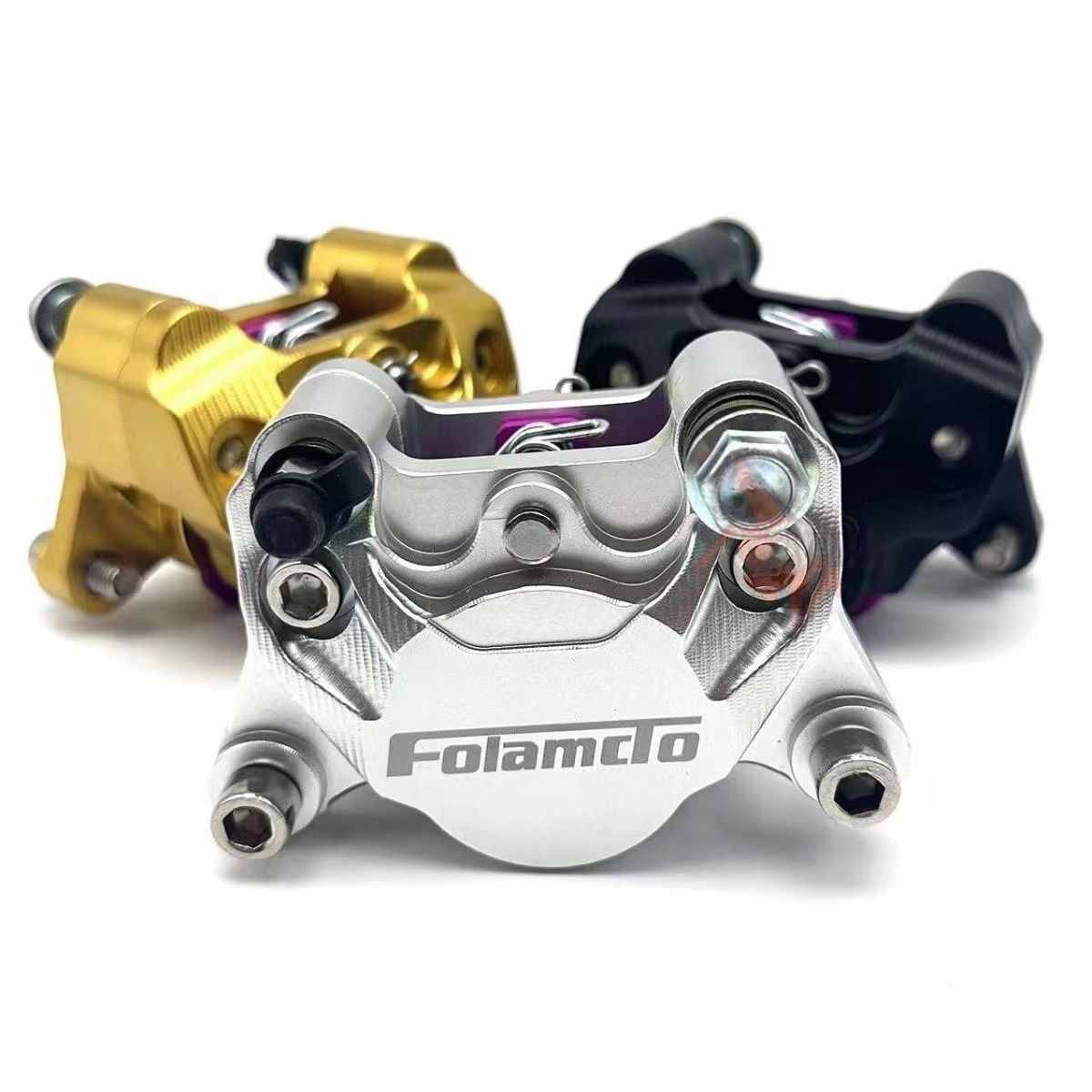 Kawasaki ブレーキキャリパー 2個セット　ラジアルマウント　108mm ホンダ/ヤマハ/カワサキ/スズキ 用 CNCブレーキキャリパー 84mm