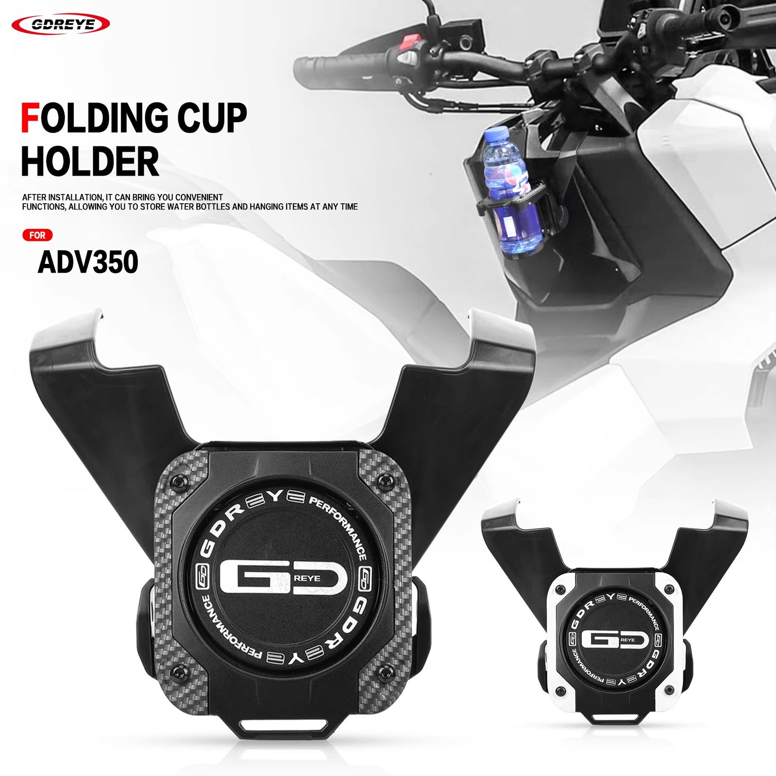 ホンダ ADV350 2022-2025用 アルミ合金製ドリンクホルダー 7,357円