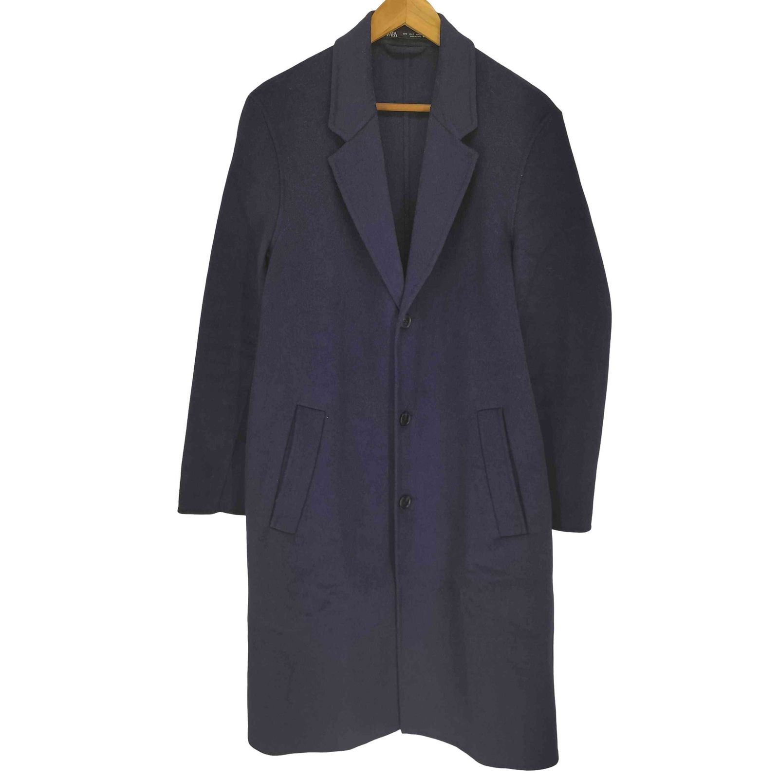 ザラ ZARA ウールチェスターコート メンズ import：S - メルカリ