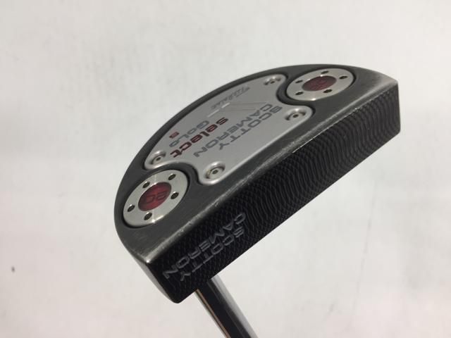 返品OK 【中古ゴルフクラブ】タイトリスト スコッティ・キャメロン セレクト ブラックミスト GoLo 5 オリジナルスチール パター