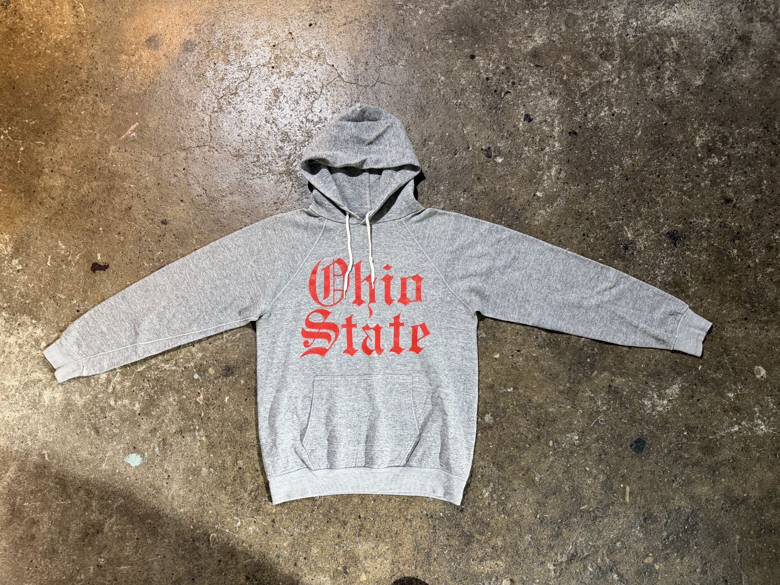 H.WOLF & SONS 70s 80s USA製 カレッジロゴ パーカー Ohio State