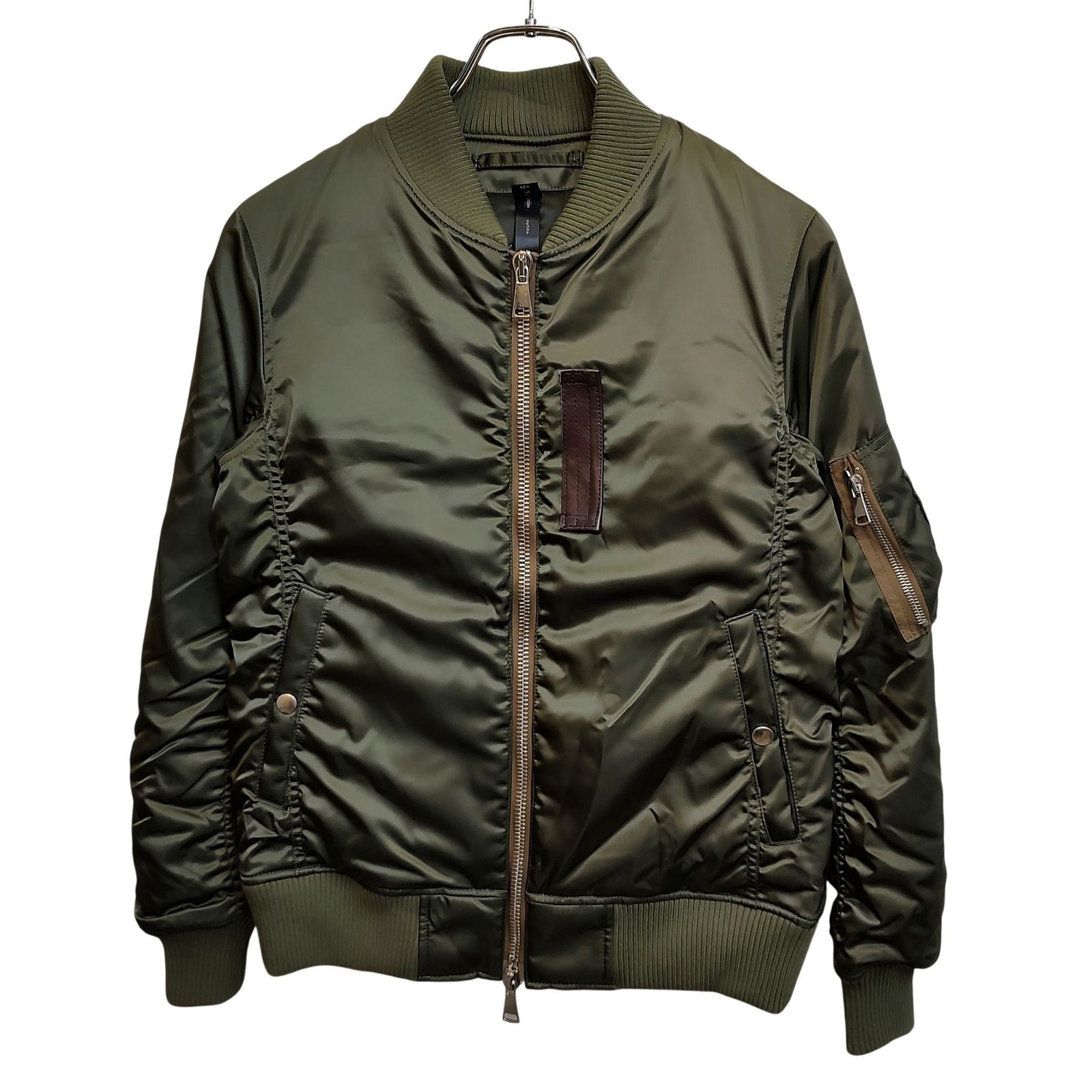 wjk ダブルジェイケイ ミリタリーブルゾン M カーキ 【古着】【中古】 WJK ダブルジェイケイ vintage twill MA-1 ヴィンテージ ツイル
