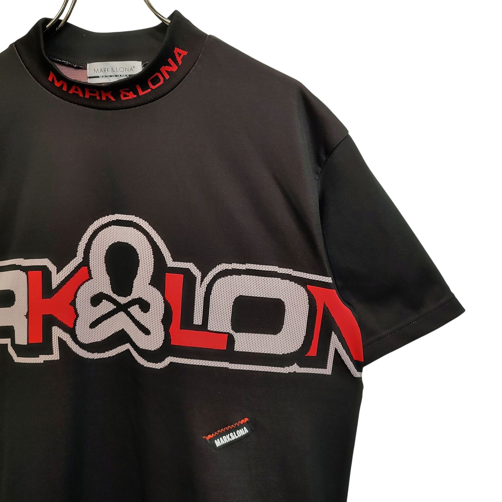 MARK&LONA マークアンドロナ ゴルフ 25SS Geo Motion Mock Neck Top