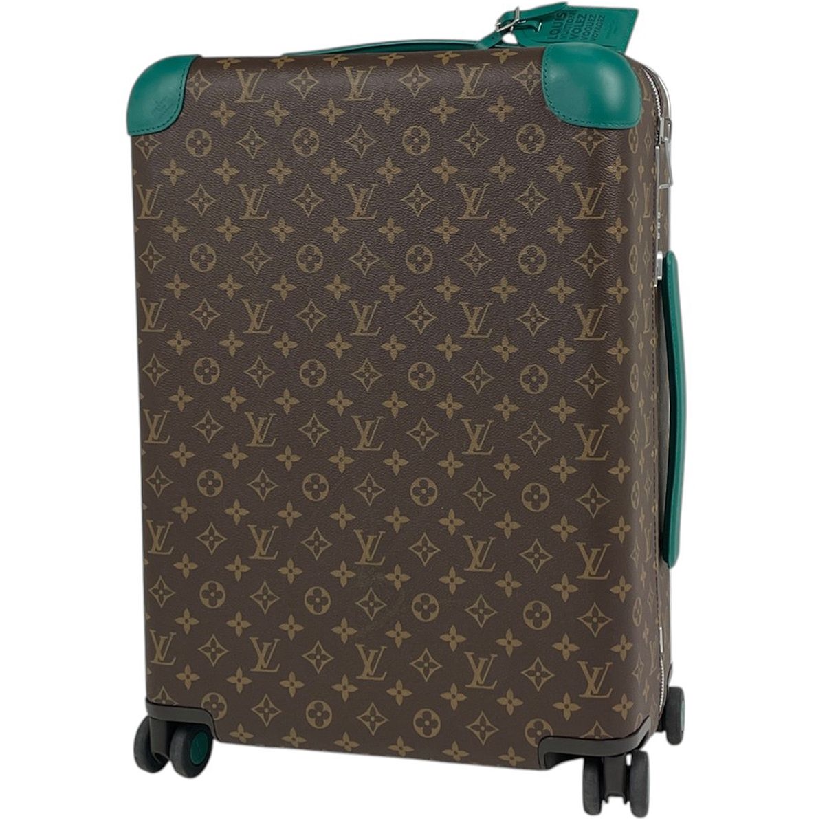 ルイ・ヴィトン Louis Vuitton ホライゾン55 キャリーバッグ スーツケース TSAロック モノグラム ブラウン ボルネオグリーン M12610 レディース 【中古】