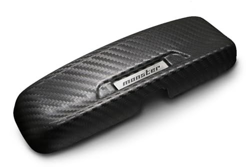 N◆MONSTER SPORT ルームミラーカウル スズキ防眩機能付ルームミラー車汎用 スイフトスポーツ[ZC33S]/ジムニーシエラ[JB74W]/ソリオ[MA37S]他 カーボン柄 ルームミラーカバー 861000-7600M ce75e364