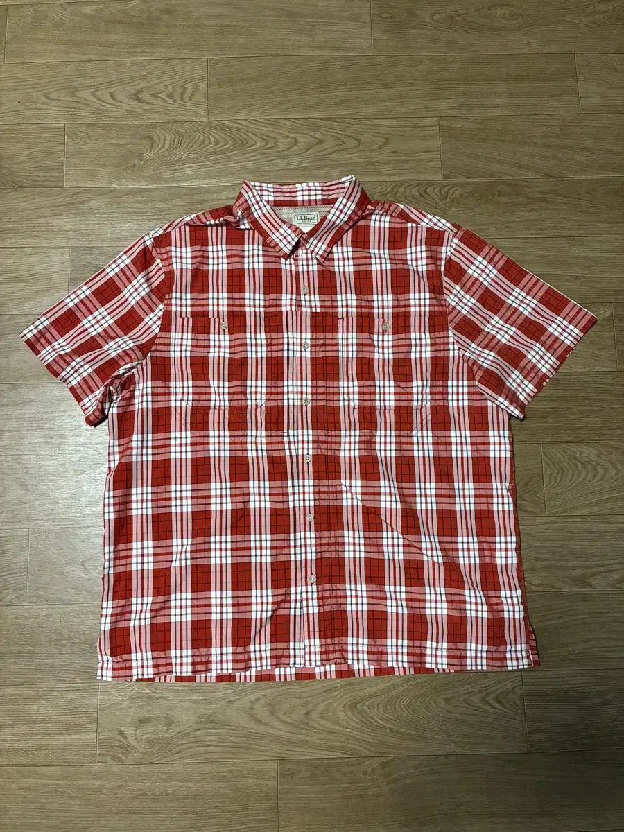 XXL) L.L.Bean エルエルビーン CHECK 半袖 シャツ