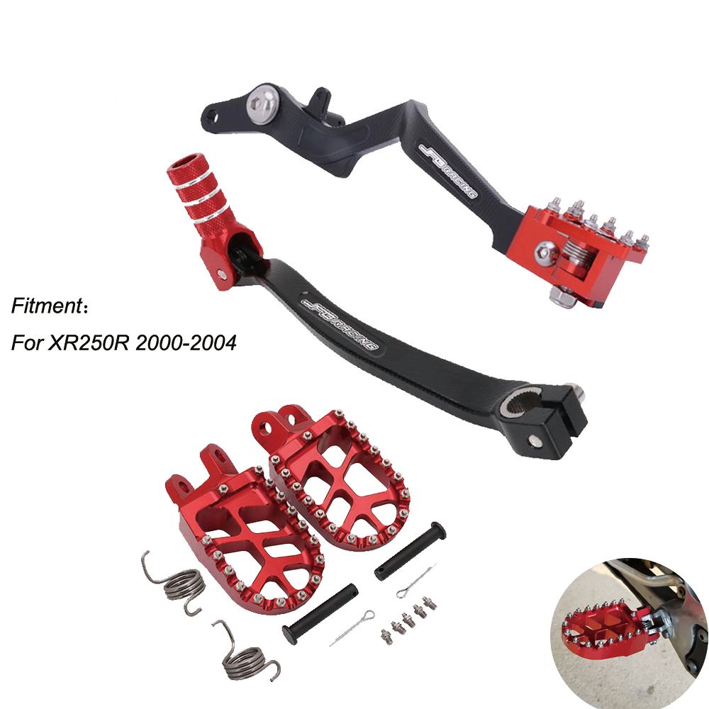 ホンダ XR250 2000-2004 用 CNCアルミ足休めペグ フットレスト