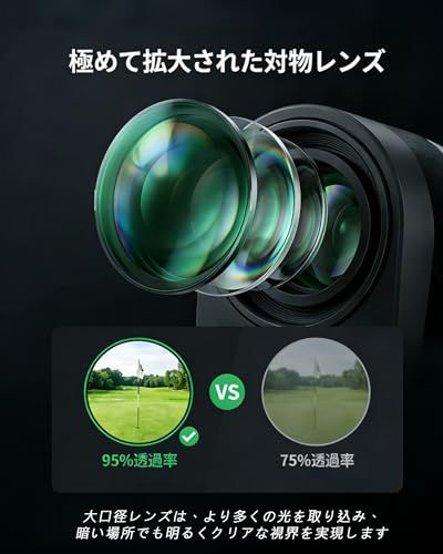 ゴルフ 距離計 レーザー距離計 5m-1000m対応 ±1m高精度 7倍望遠 高低差