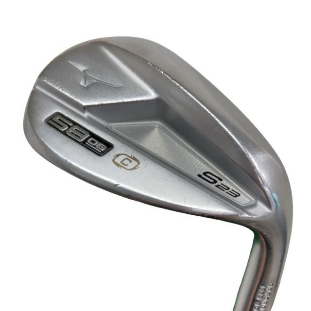 【中古】 ミズノ Mizuno S23(ホワイトサテン) 58°/08°C ウェッジ WG 純正特注シャフト (フレックスS) メンズ 男性用 右利き 右用 Cランク ゴルフクラブ