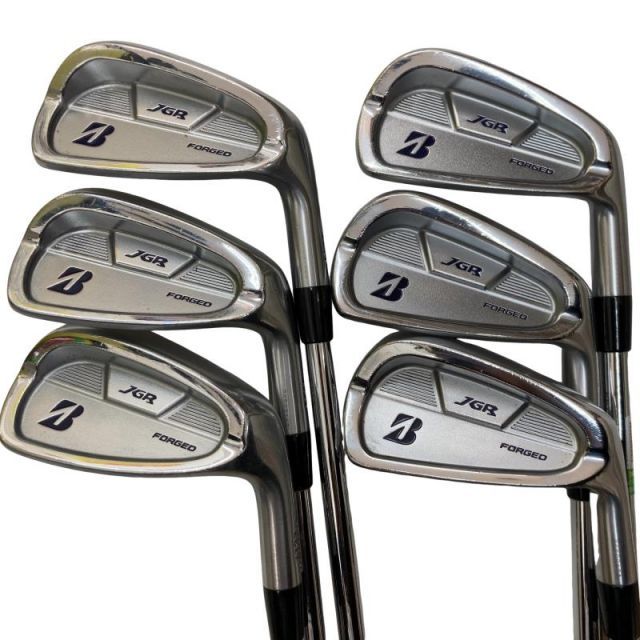 【中古】 ブリヂストン BRIDGESTONE JGR FORGED 6S アイアンセット IR 純正特注シャフト (フレックスS) メンズ 男性用 右利き 右用 Cランク ゴルフクラブ