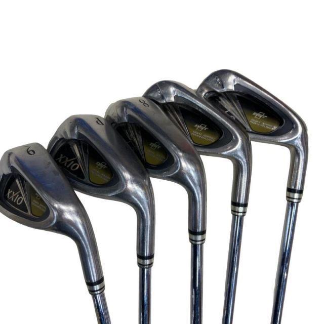 【中古】 ダンロップ XXIO(2014) 5S(イエロー) アイアンセット IR NS PRO 900GH D.S.T for XXIO (フレックスR) メンズ 男性用 右利き 右用 Cランク ゴルフクラブ