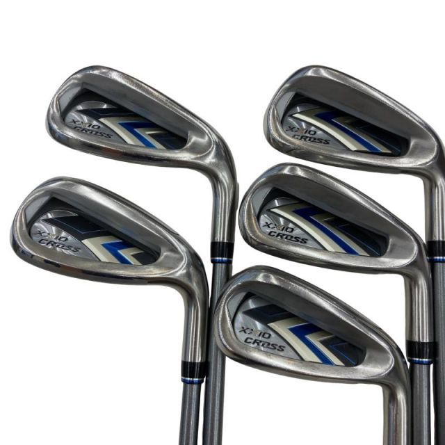 【中古】 ダンロップ XXIO CROSS(2021) 5S アイアンセット IR XXIO MH2000 (フレックスR) メンズ 男性用 右利き 右用 Cランク ゴルフクラブ