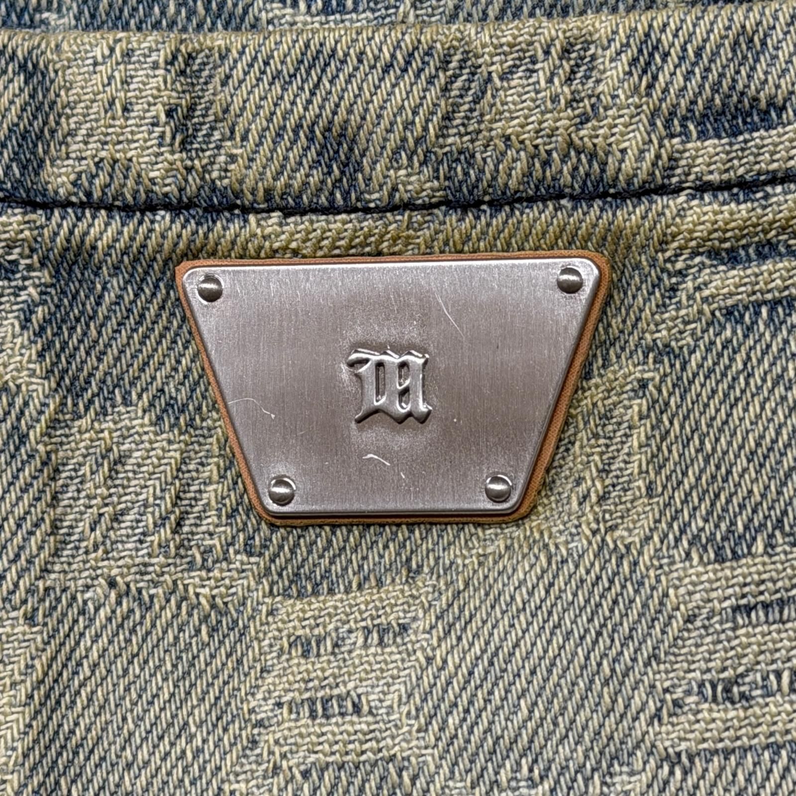 MISBHV MONOGRAM OCEAN WASHED DENIM SHORTS モノグラムデニムショーツ