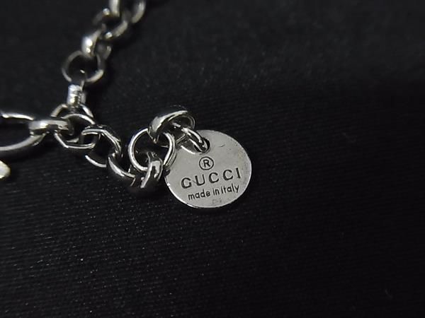 GUCCI グッチ ネックレス インターロッキングG アラベスク シルバー