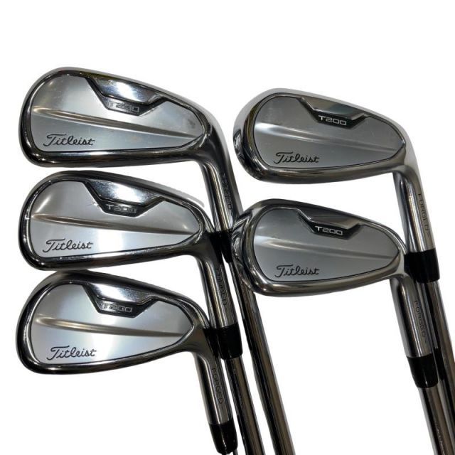【中古】 タイトリスト Titleist T200(2021) 5S アイアンセット IR NS PRO 105T (フレックスS) メンズ 男性用 右利き 右用 Cランク ゴルフクラブ