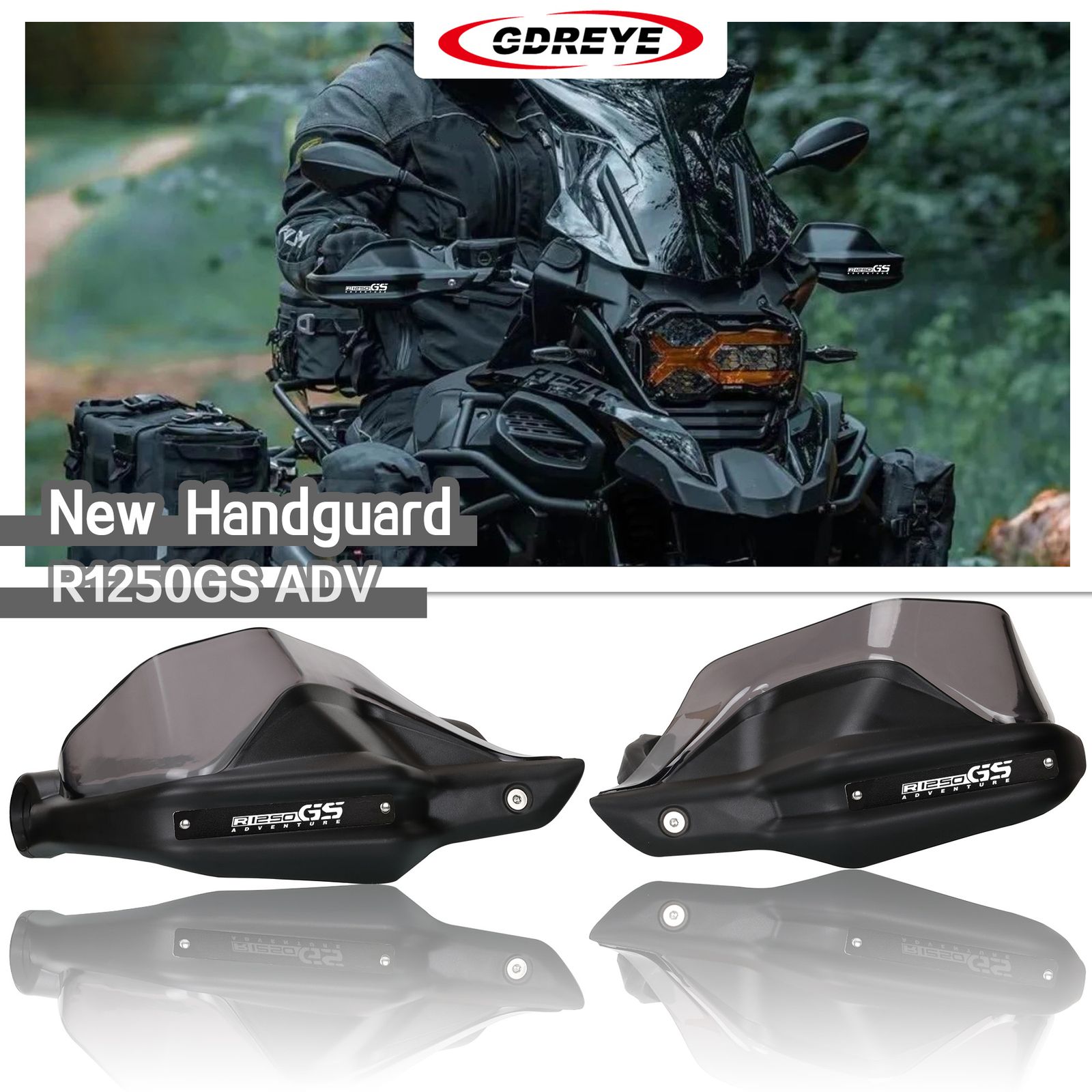 BMW R1250GS/R 1250 GS アドベンチャー用 ハンドガード 防風シールド 2018-2023